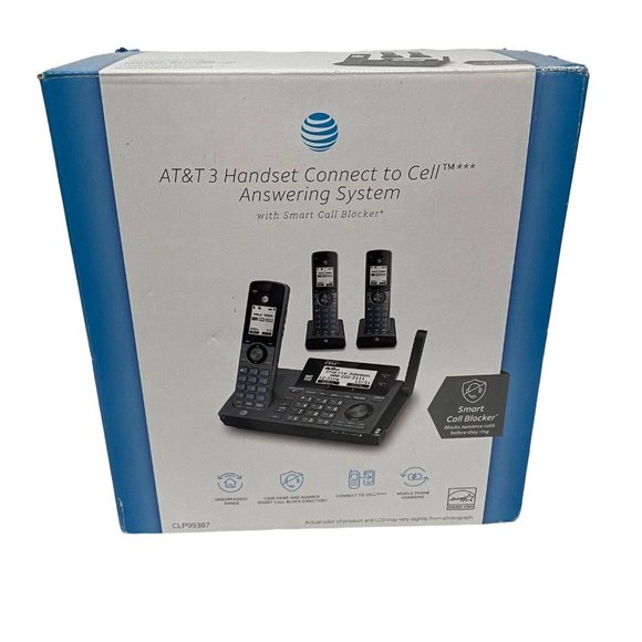 AT&T Other Att 3 Handset Connect To Cell Expandable Phone System W